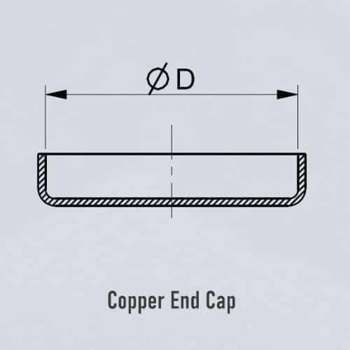 Copper End Caps in iran