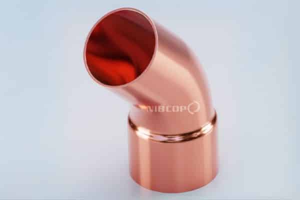 Copper Long Street Elbow 45 Degree
