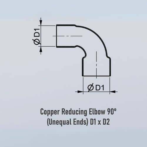 Copper Reducing Elbow 90 Degree in kuwait