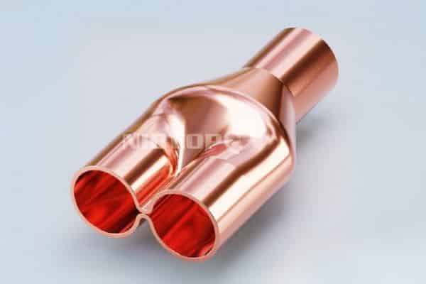 Copper Y-Piece